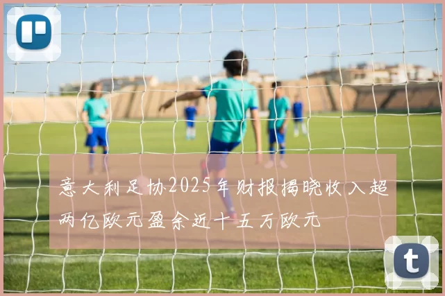 意大利足协2025年财报揭晓收入超两亿欧元盈余近十五万欧元